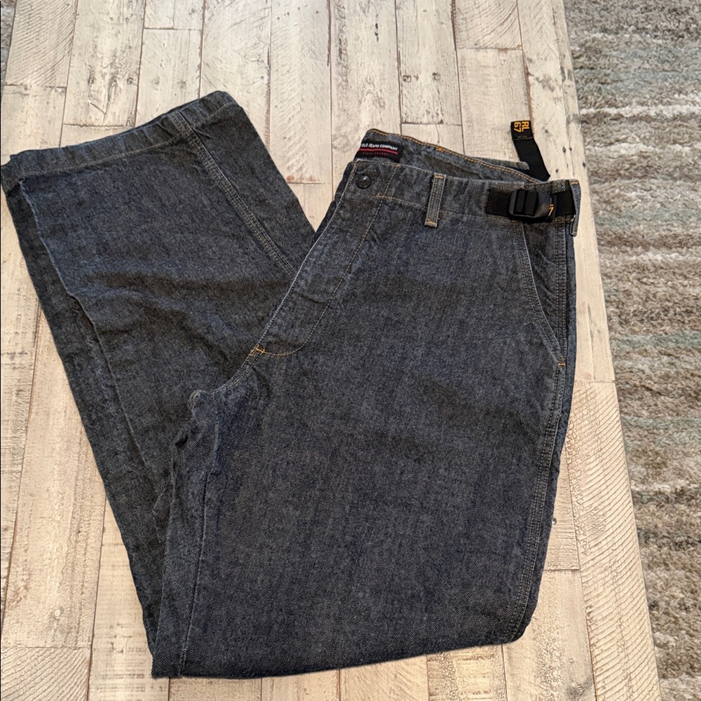 Polo by Ralph Lauren Dark Denim Jeans with Integrated Belt 34x34